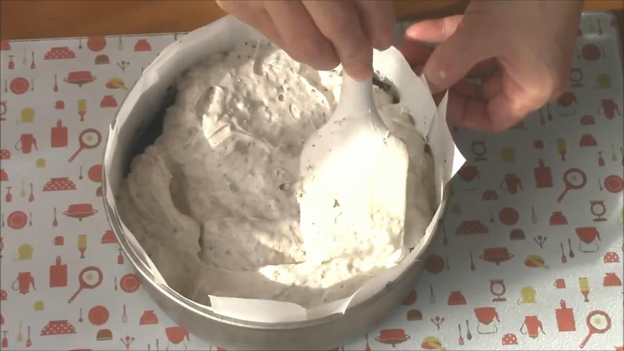 重乳酪奧利奧抹茶蛋糕（免烤免吉利丁芝士蛋糕）的做法 步骤9
