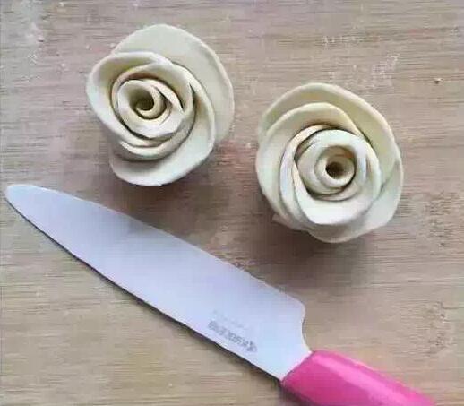 火龍果版的玫瑰花饅頭的做法 步骤12