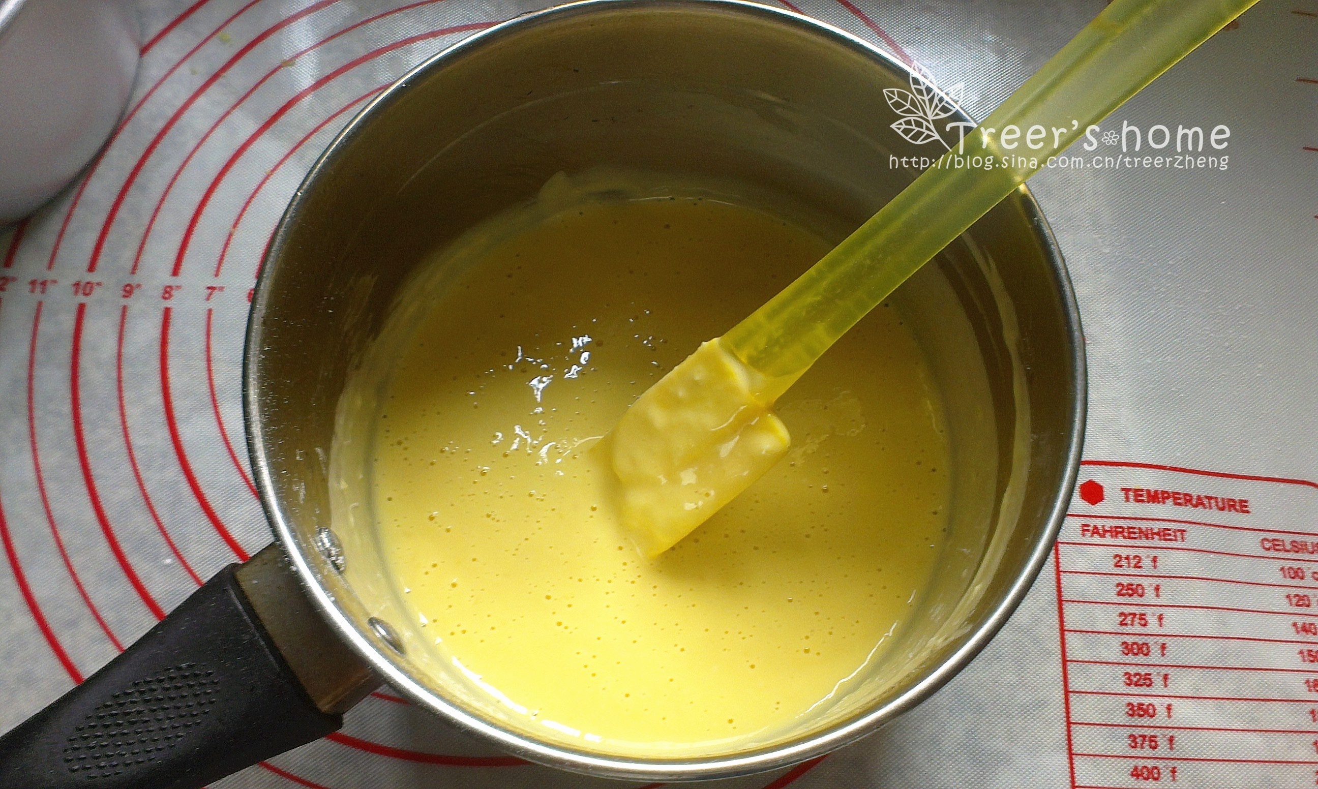 小清新酸奶檸檬蛋糕（3蛋6寸）的做法 步骤6