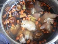 花生冬菇豬腳湯的做法 步骤8