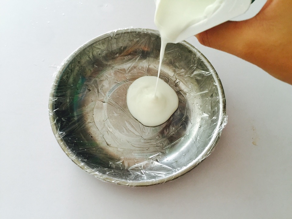 紅豆酸奶薄脆【快手夏日甜品系列】的做法 步骤2