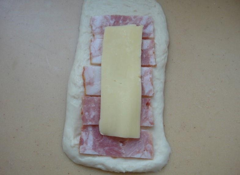 培根乳酪小麪包的做法 步骤6