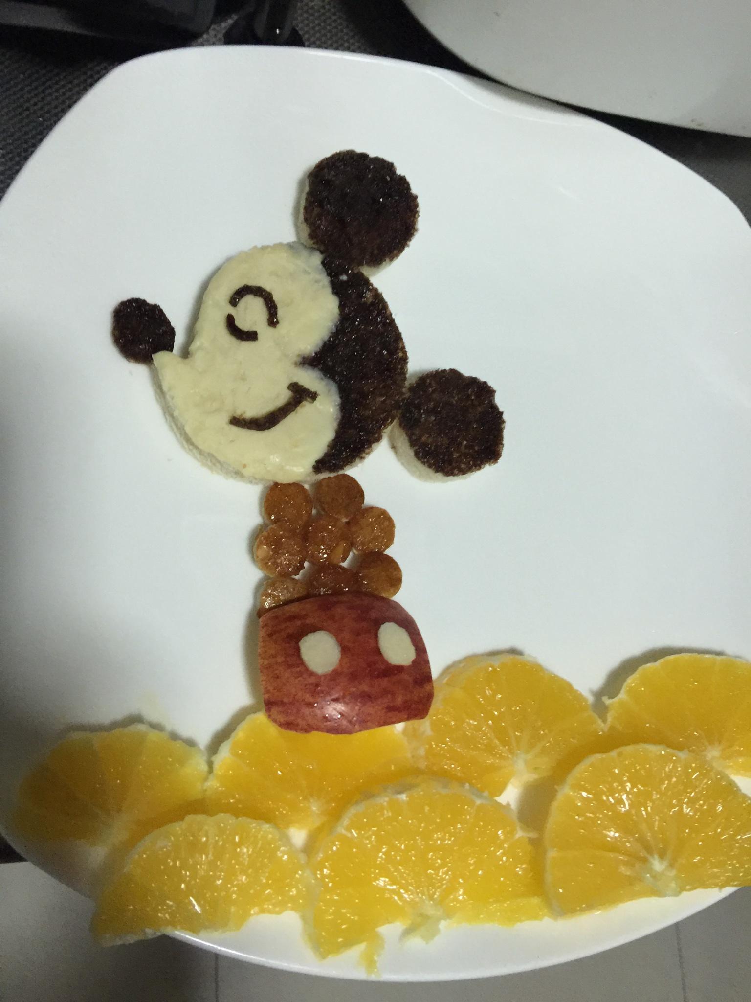 創意趣味兒童餐—米奇&米妮的做法 步骤9