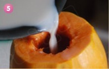 木瓜杏仁凍的做法 步骤5