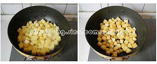 川味土豆燒排骨的做法 步骤3