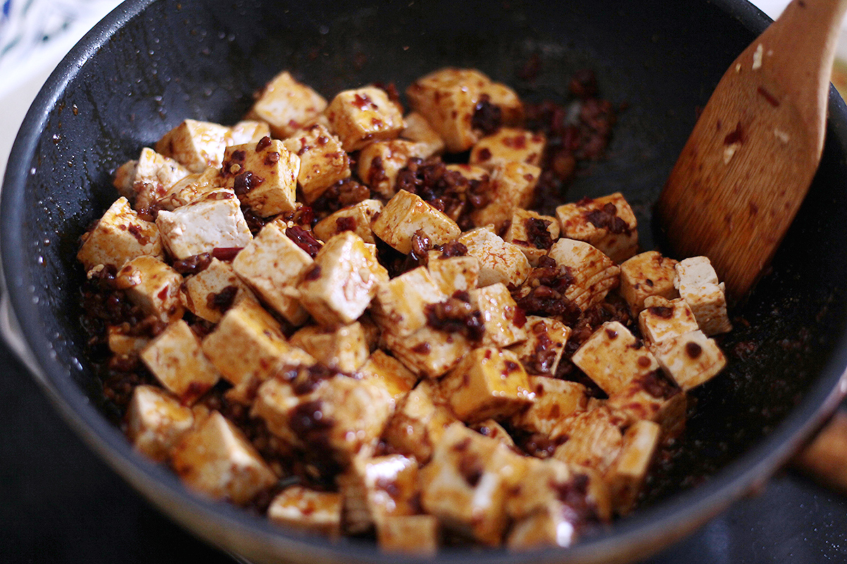 超級好吃下飯的麻婆豆腐的做法 步骤9
