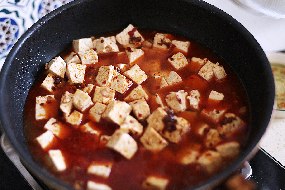 超級好吃下飯的麻婆豆腐的做法 步骤10