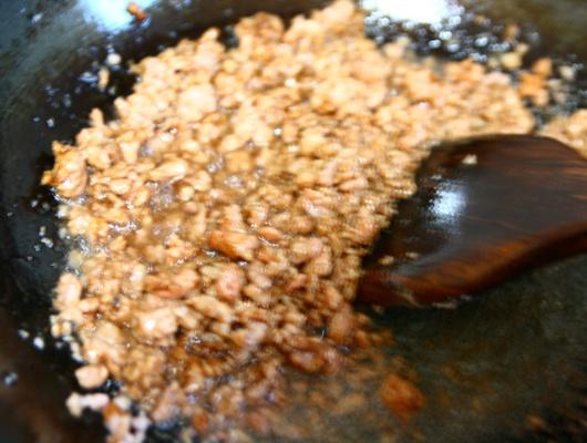肉沫豆角下飯菜的做法 步骤4