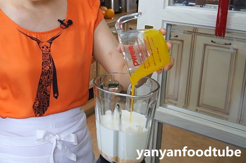 奶油香橙冰棍 Ice-cream (Orange flavor)的做法 步骤2