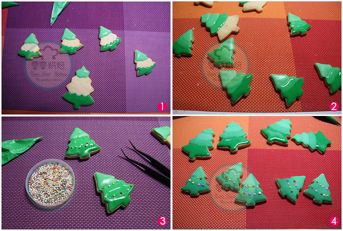 聖誕老人聖誕節系列糖霜餅乾的做法 步骤26