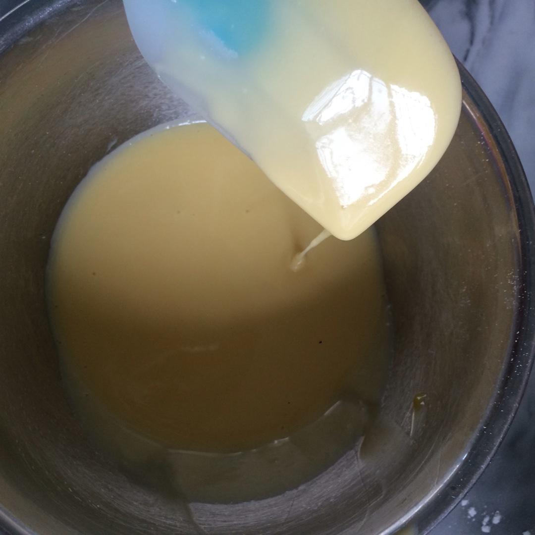 抹茶百香果奶凍蛋糕卷的做法 步骤4
