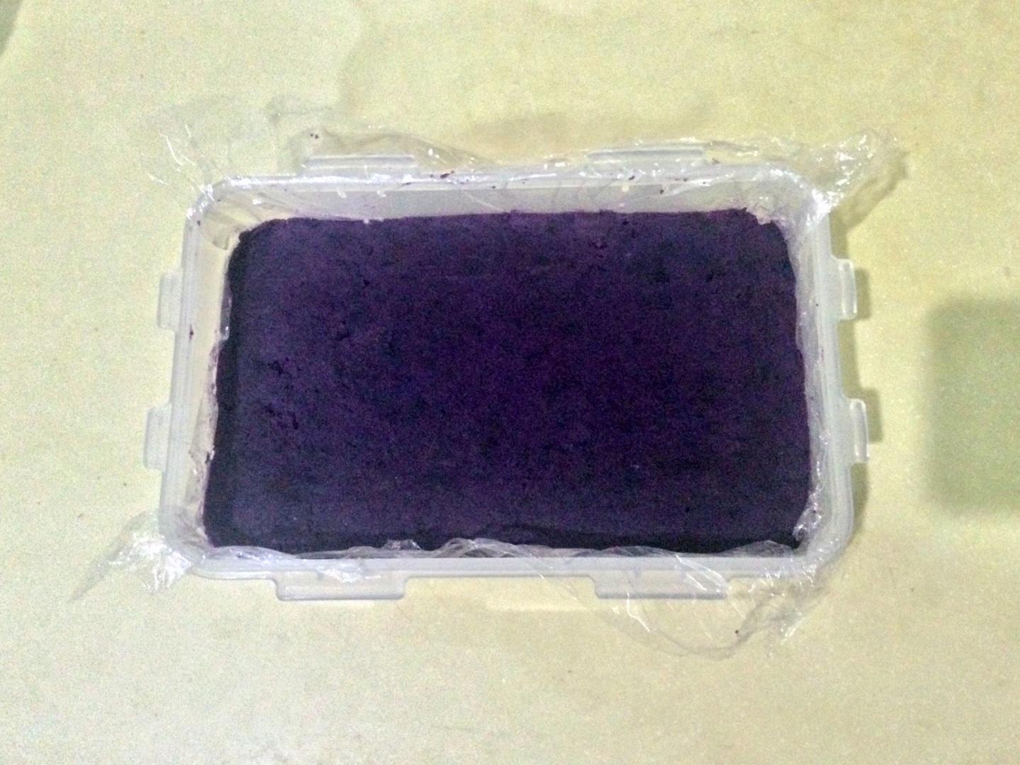 紫薯香芋紅豆糕（減脂控糖－木糖醇版）的做法 步骤9
