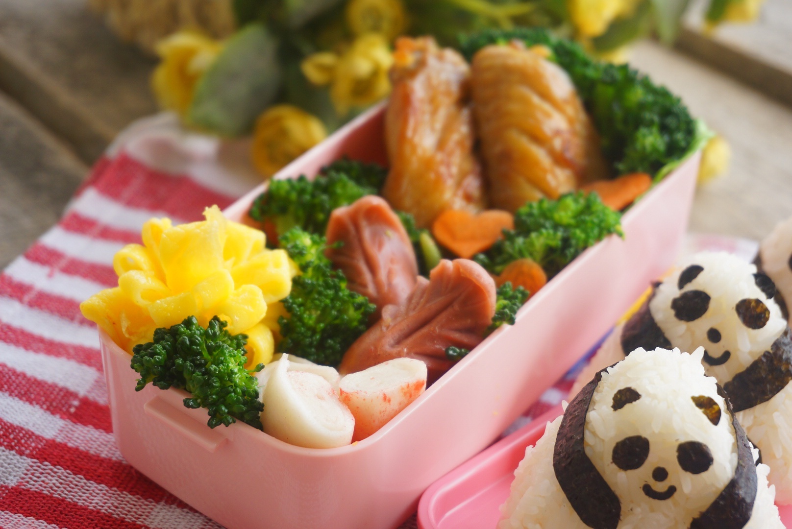 熊貓飯糰便當的做法 步骤23
