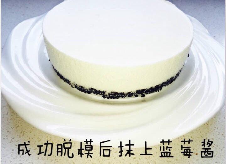 酸奶慕斯蛋糕【藍莓】的做法 步骤13