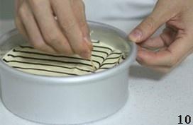 大理石紋芝士蛋糕的做法 步骤10