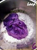 紫薯開花饅頭的做法 步骤4