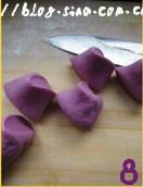 紫薯開花饅頭的做法 步骤8