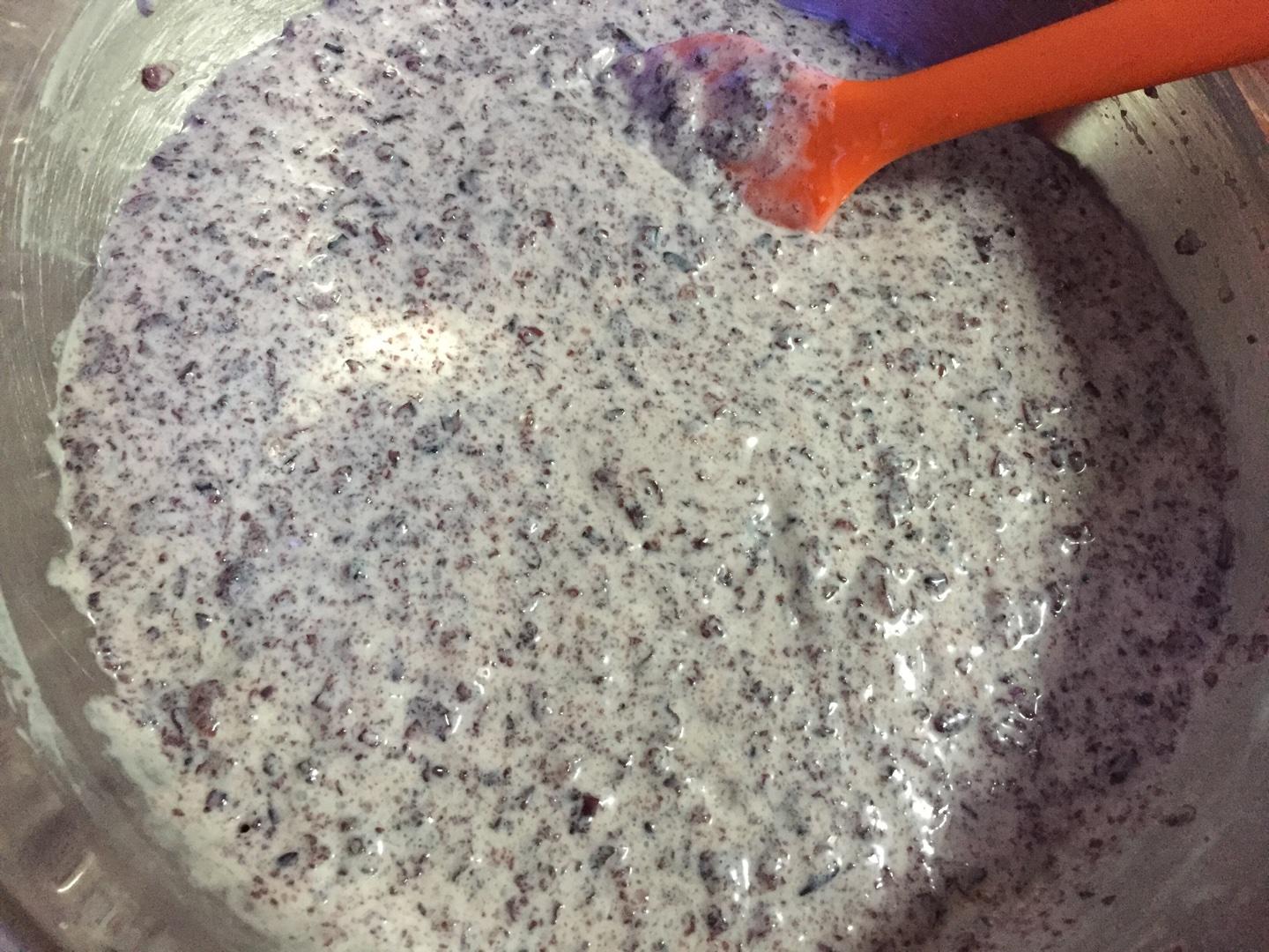 奶香紫米雪糕~超糯超美味(簡單版)的做法 步骤6