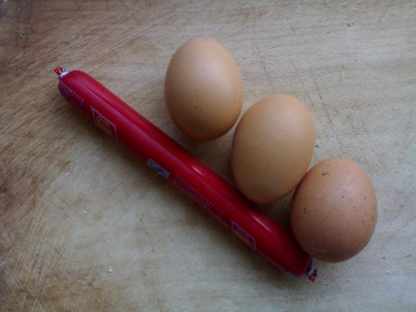 布蘭斯早餐系列之半熟火腿蛋的做法 步骤1
