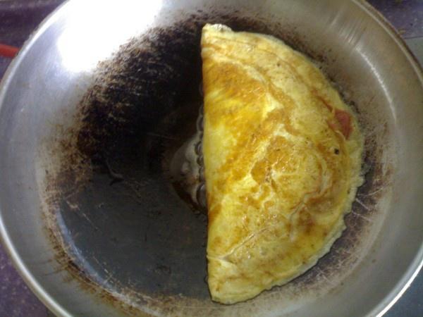 布蘭斯早餐系列之半熟火腿蛋的做法 步骤7