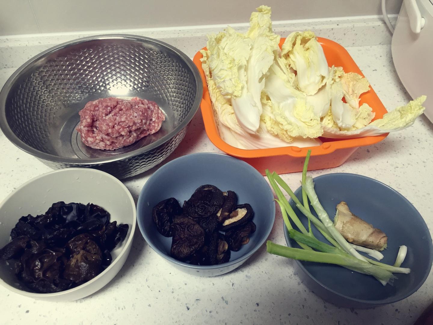 手工豬肉白菜水餃（小草媽媽的味道）的做法 步骤1