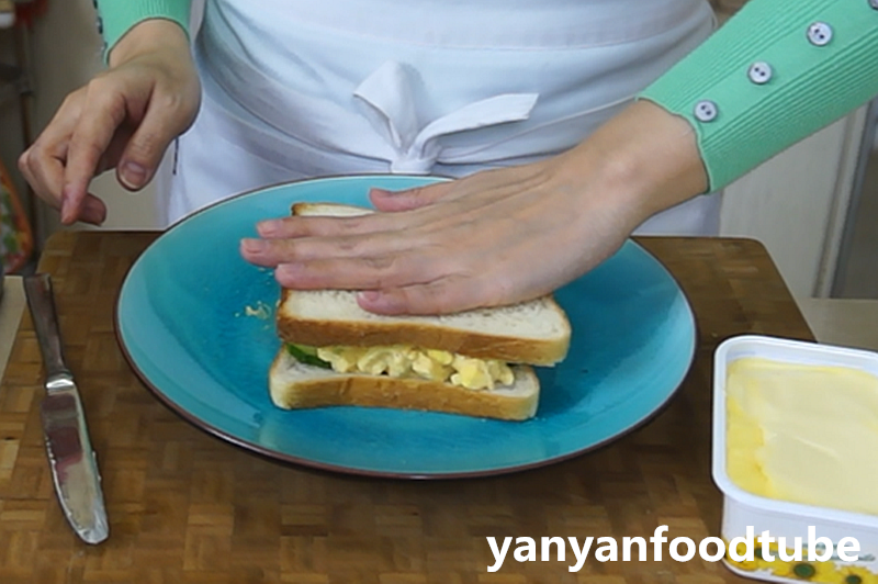 雞蛋沙拉三明治 Egg Sandwich的做法 步骤12