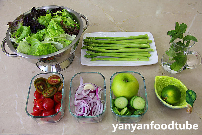 清爽蔬菜沙拉 Garden Fresh Salad的做法 步骤1