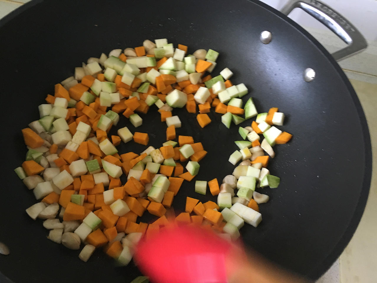 意式南瓜時蔬燉飯的做法 步骤8