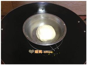 自制無油奶黃包的做法 步骤4