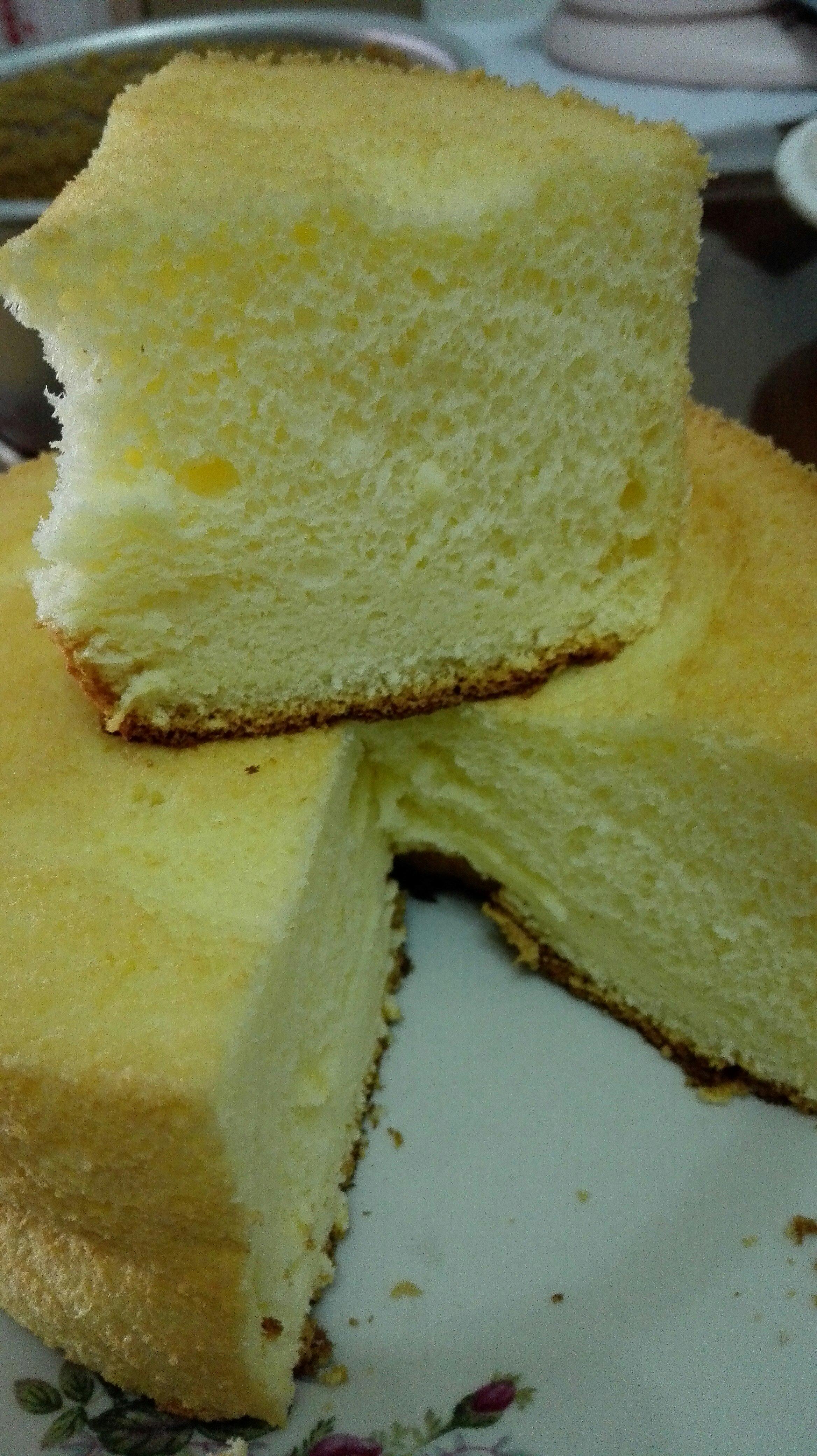 6寸cream cheese戚風蛋糕的做法 步骤18