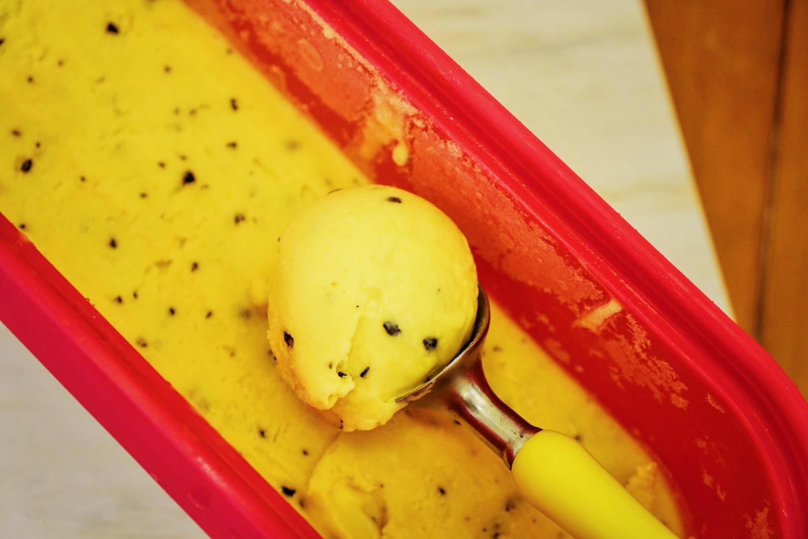 芒果百香果酸奶冰淇淋（無蛋黃版）的做法 步骤3