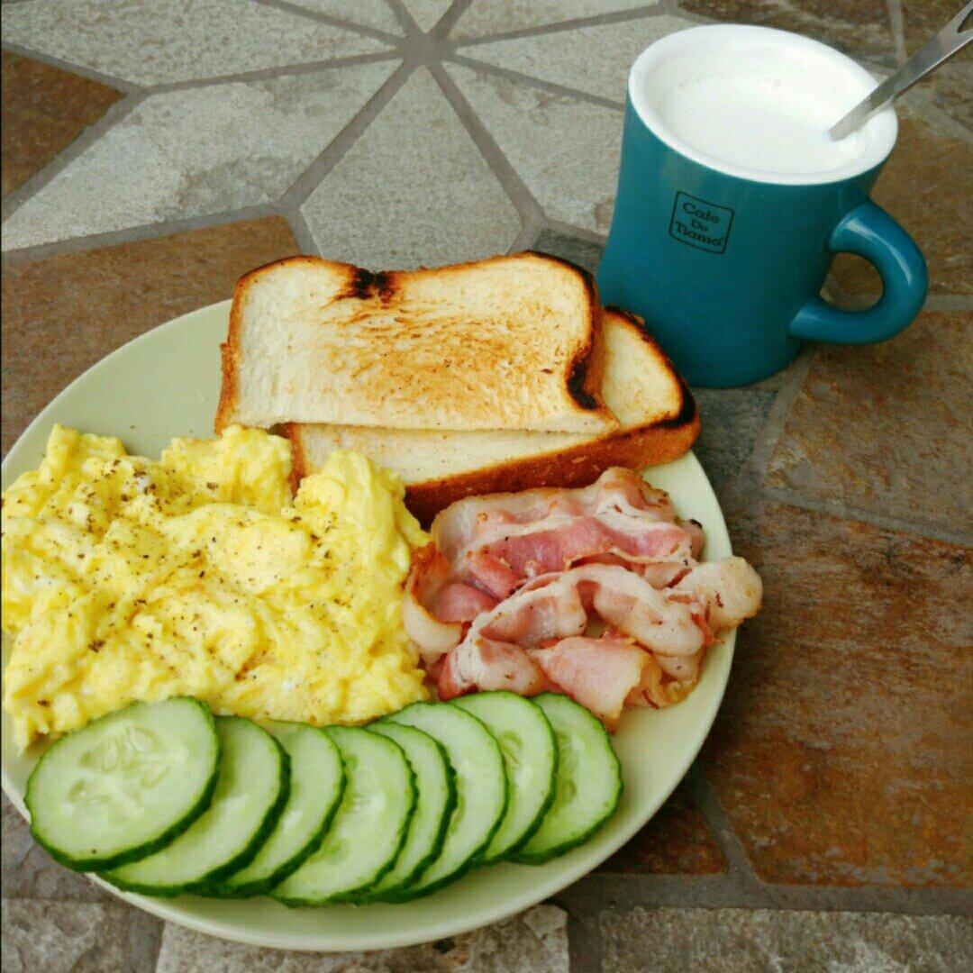 簡單美式早餐（1人份）的做法 步骤6