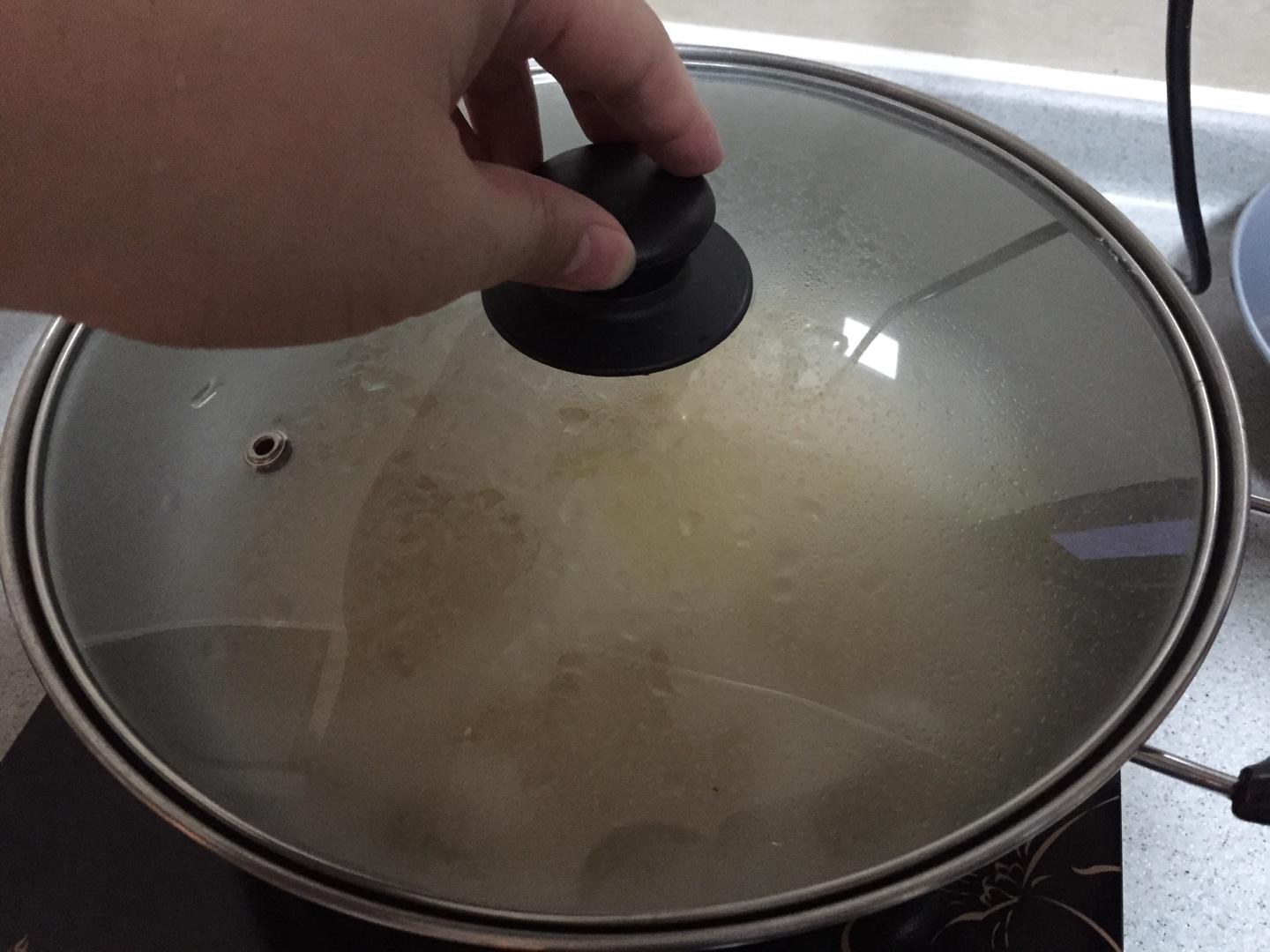 菠菜燕麥土雞粥的做法 步骤8