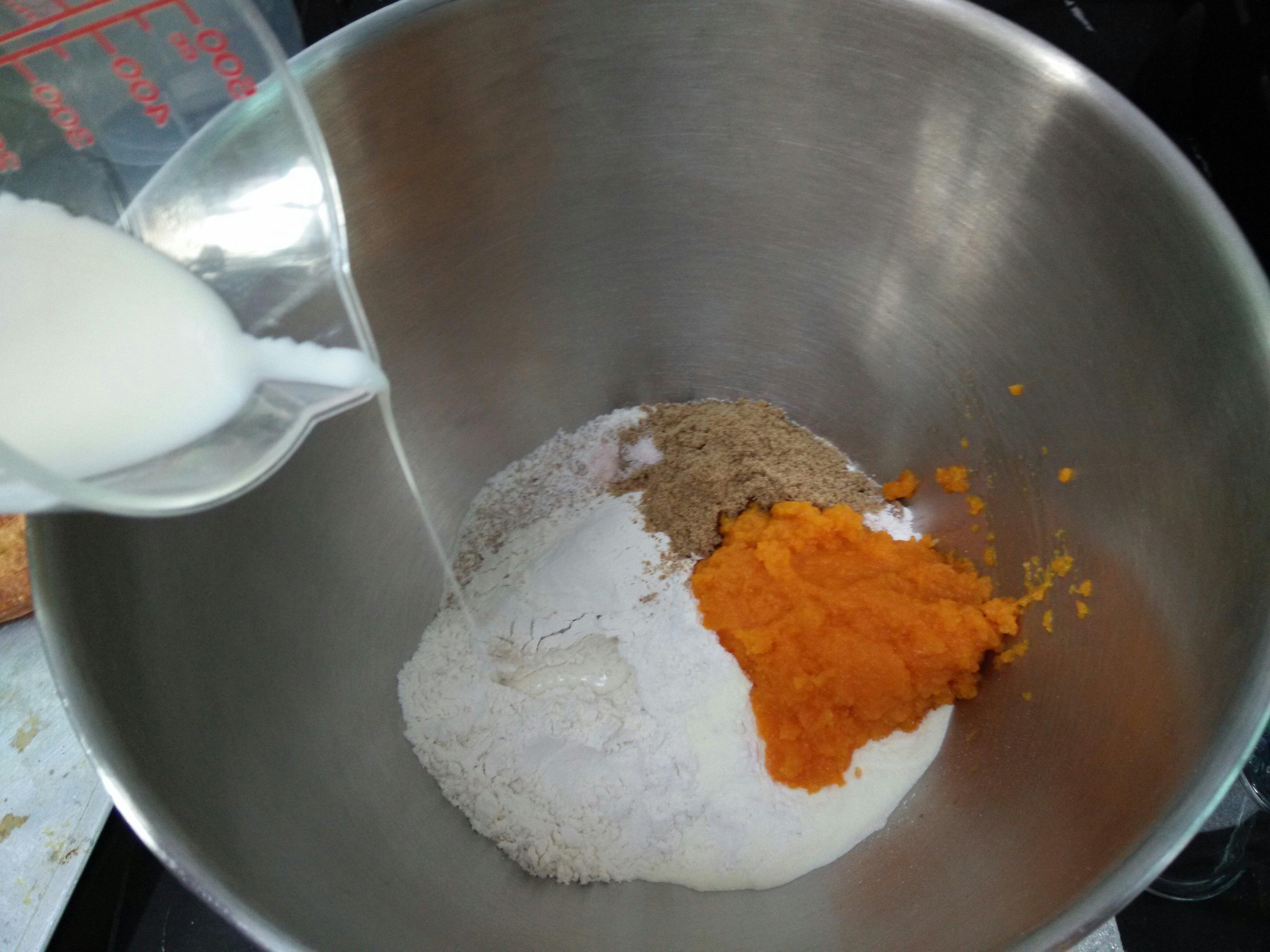 紅蘿蔔奶油吐司的做法 步骤4