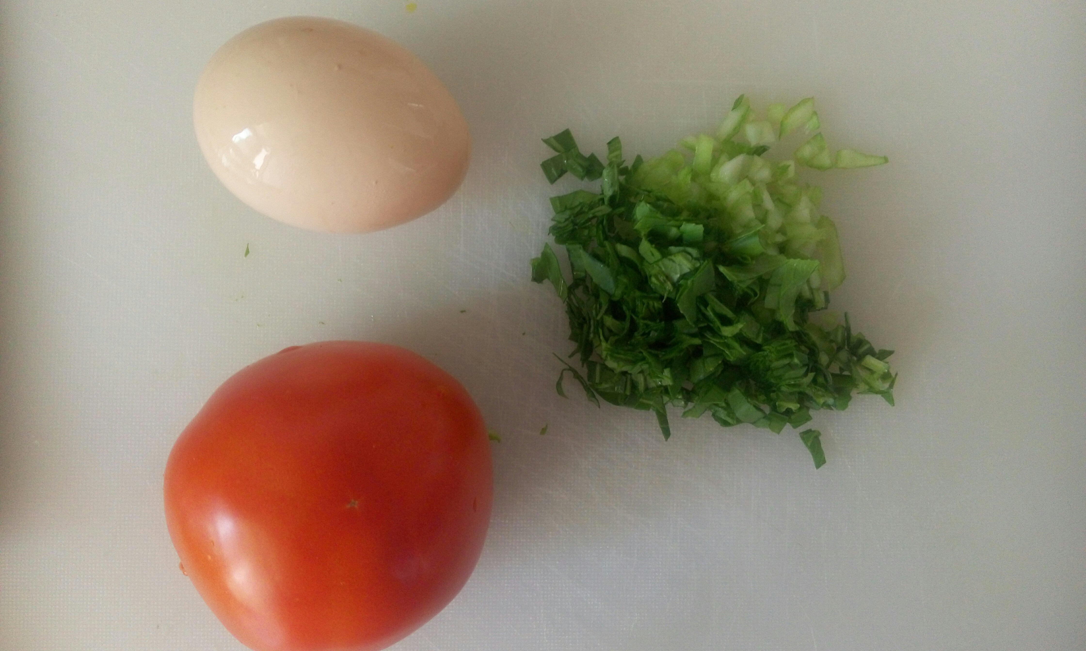番茄雞蛋麪疙瘩的做法 步骤1