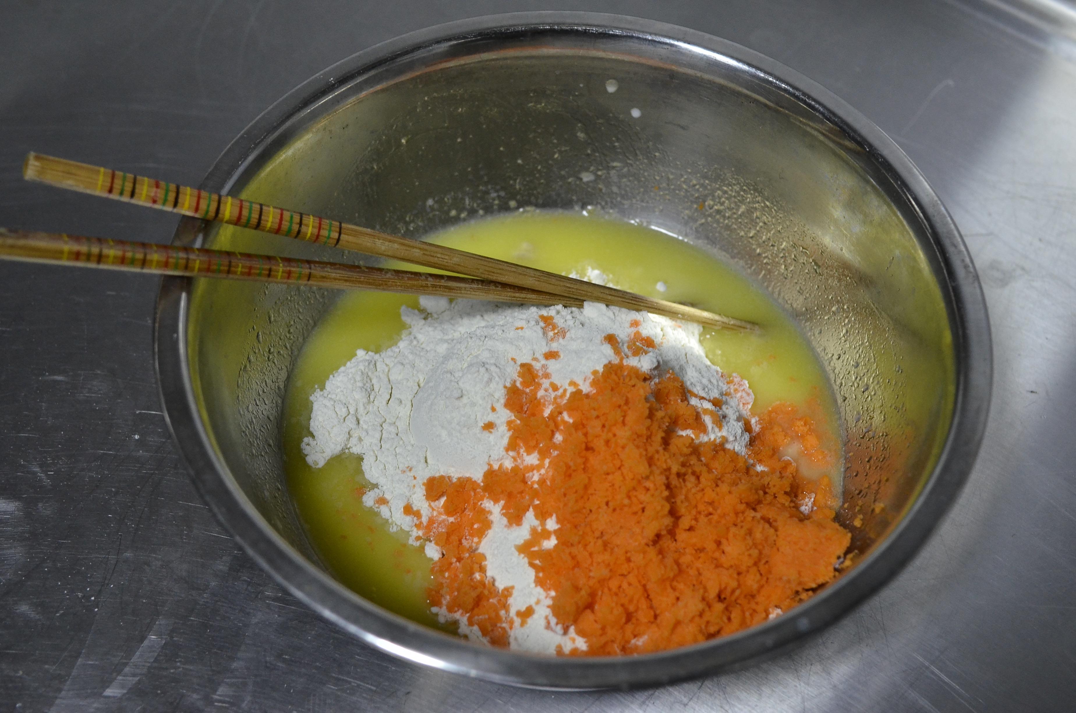 胡蘿蔔華夫餅（酵母版）的做法 步骤3