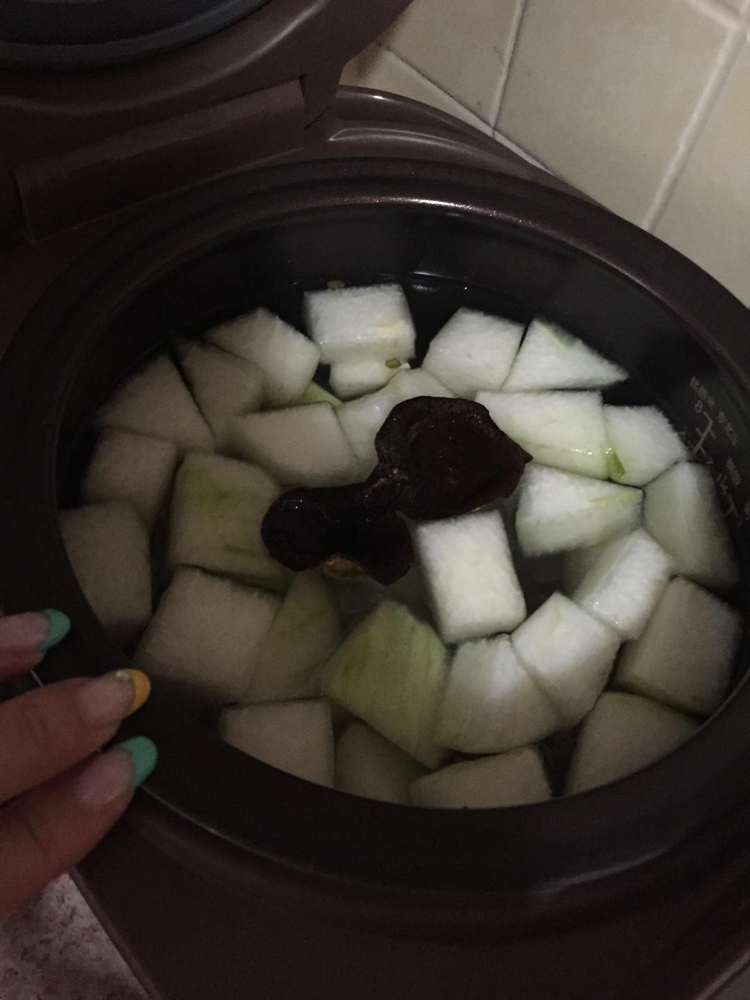 消暑必備--冬瓜薏米綠豆糖水的做法 步骤4