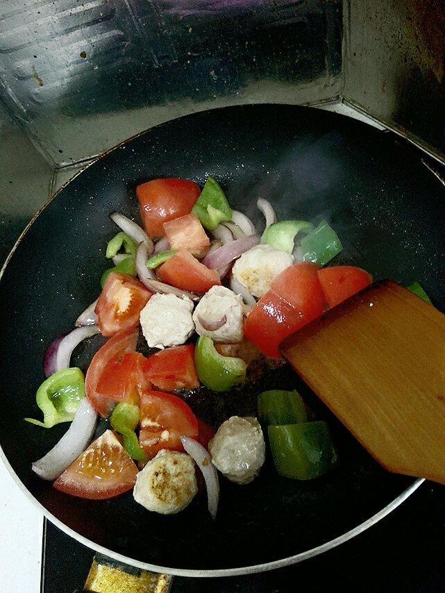 西紅柿焗飯的做法 步骤3