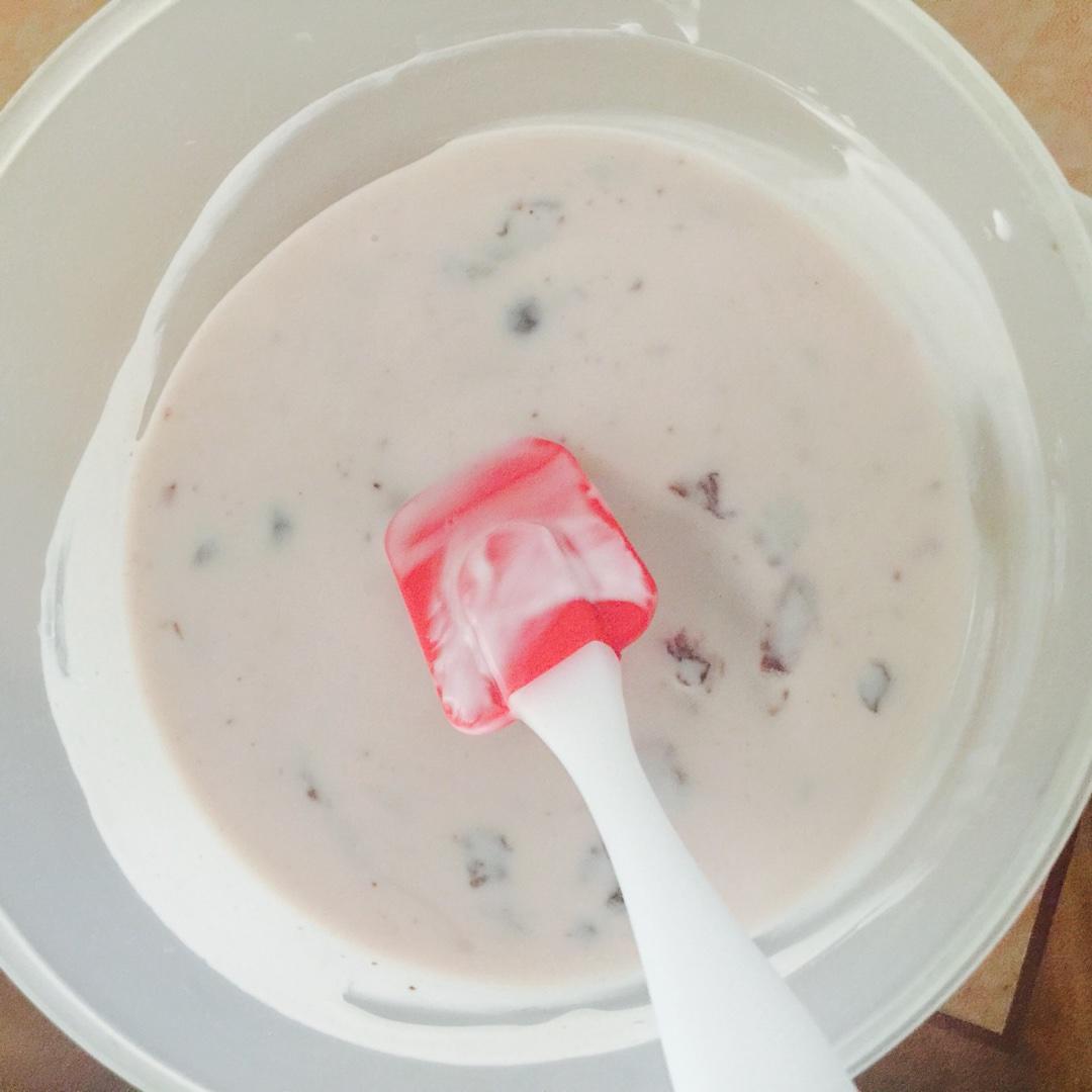 藍莓酸奶冰淇淋（不需要蛋黃，無冰渣，簡單做法）的做法 步骤3