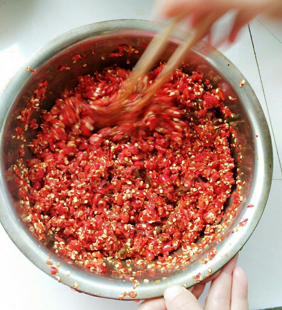 蒸辣椒醬的做法 步骤5