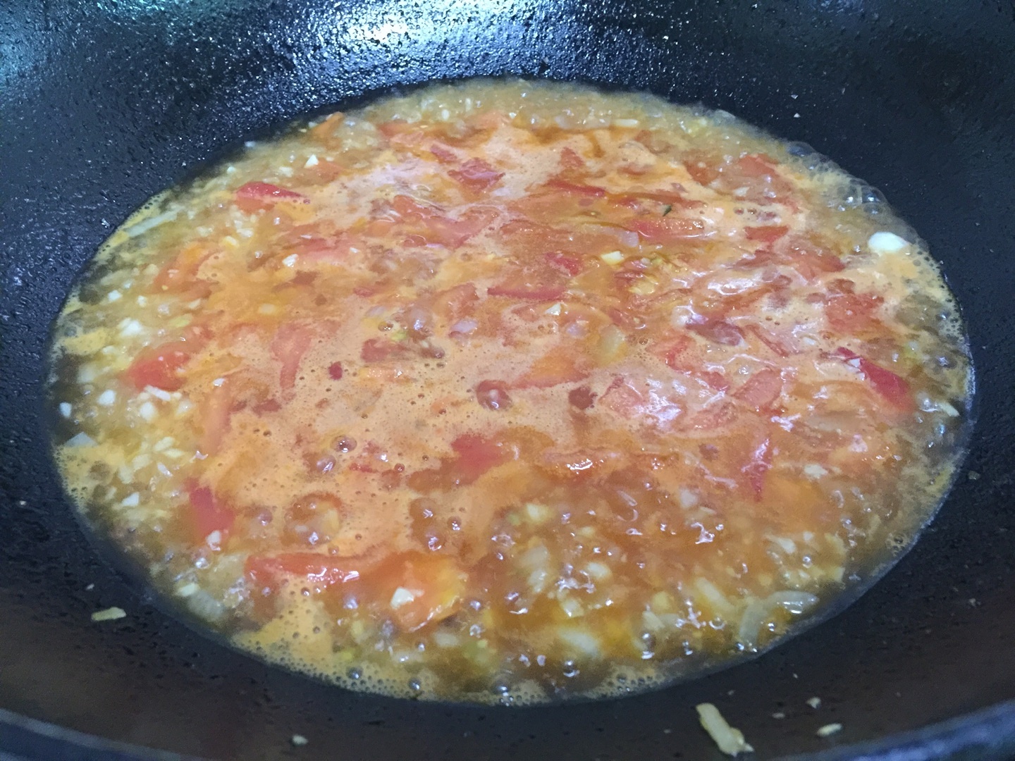 番茄黃豆的做法 步骤7