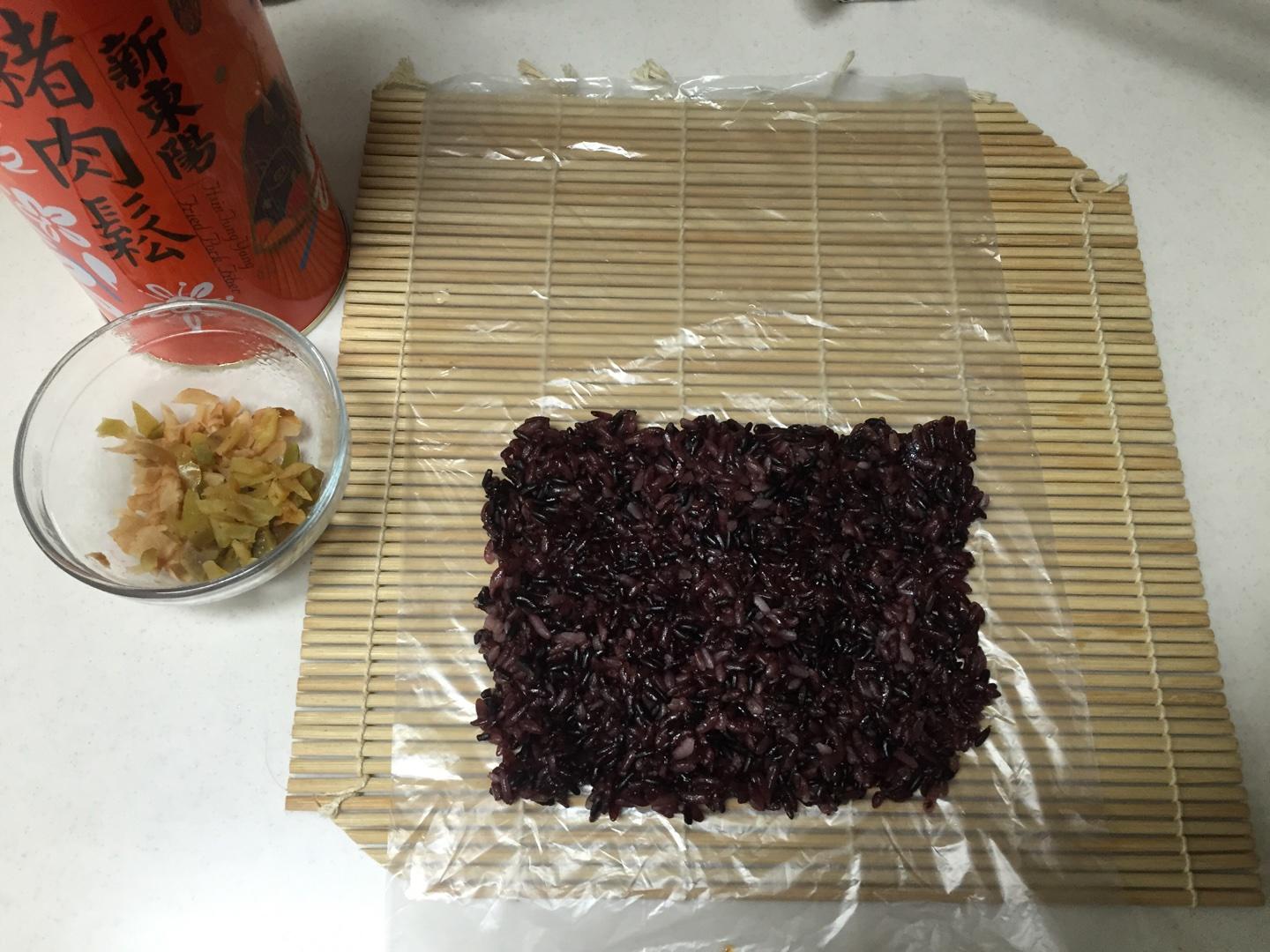 黑米餈飯糰的做法 步骤1