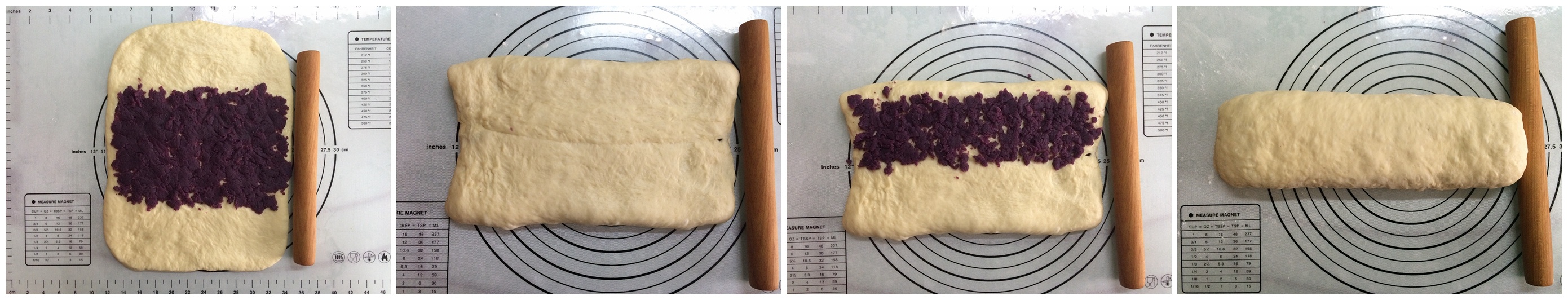 #東菱Wifi雲智慧麪包機#麪包機版紫薯辮子麪包的做法 步骤6