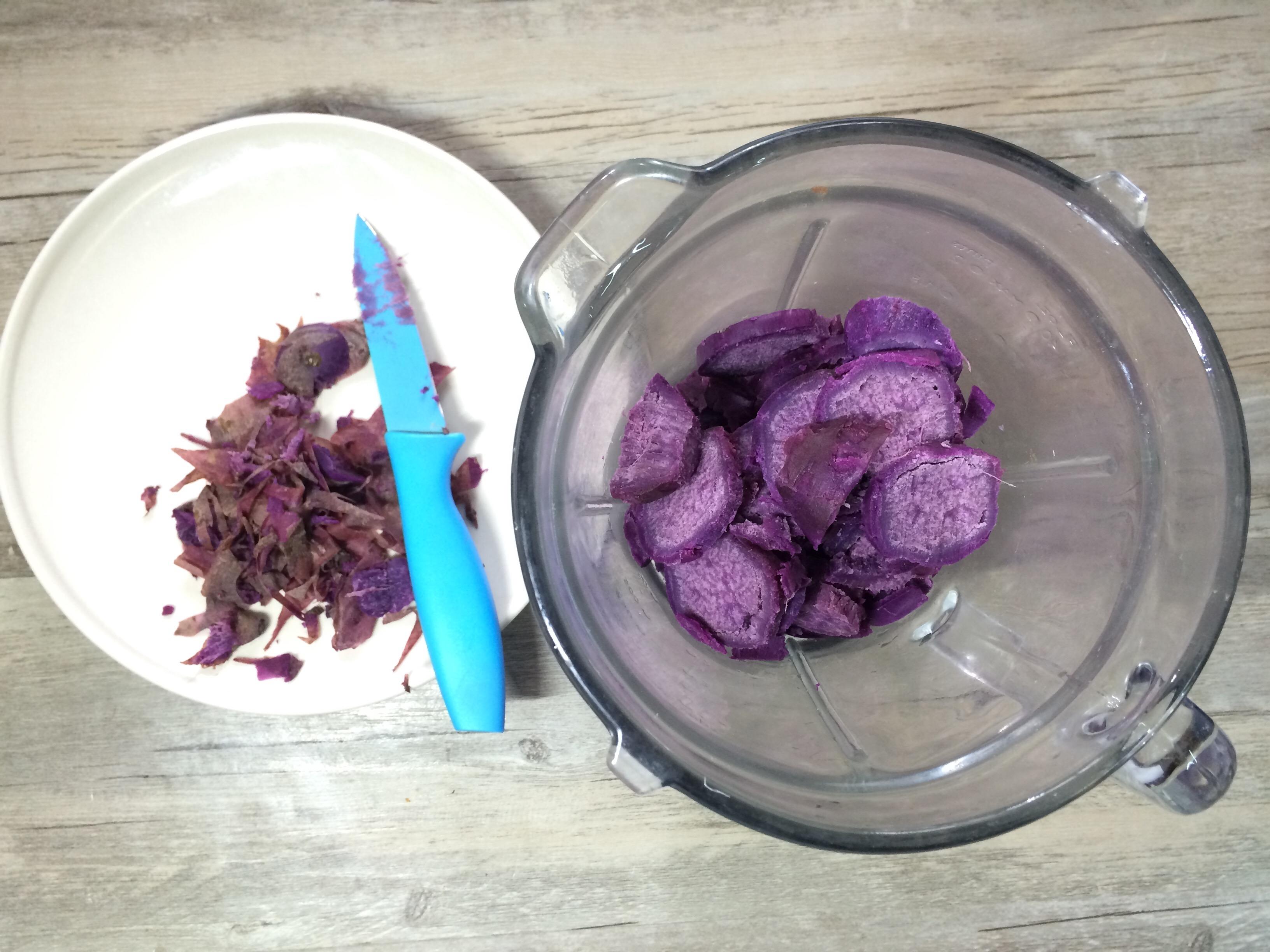 #東菱Wifi雲智慧麪包機#紫薯餡的做法 步骤2
