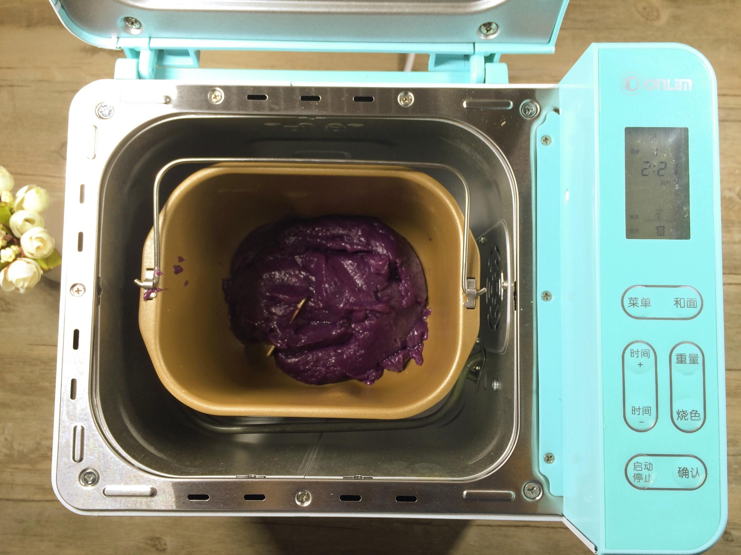 #東菱Wifi雲智慧麪包機#紫薯餡的做法 步骤4