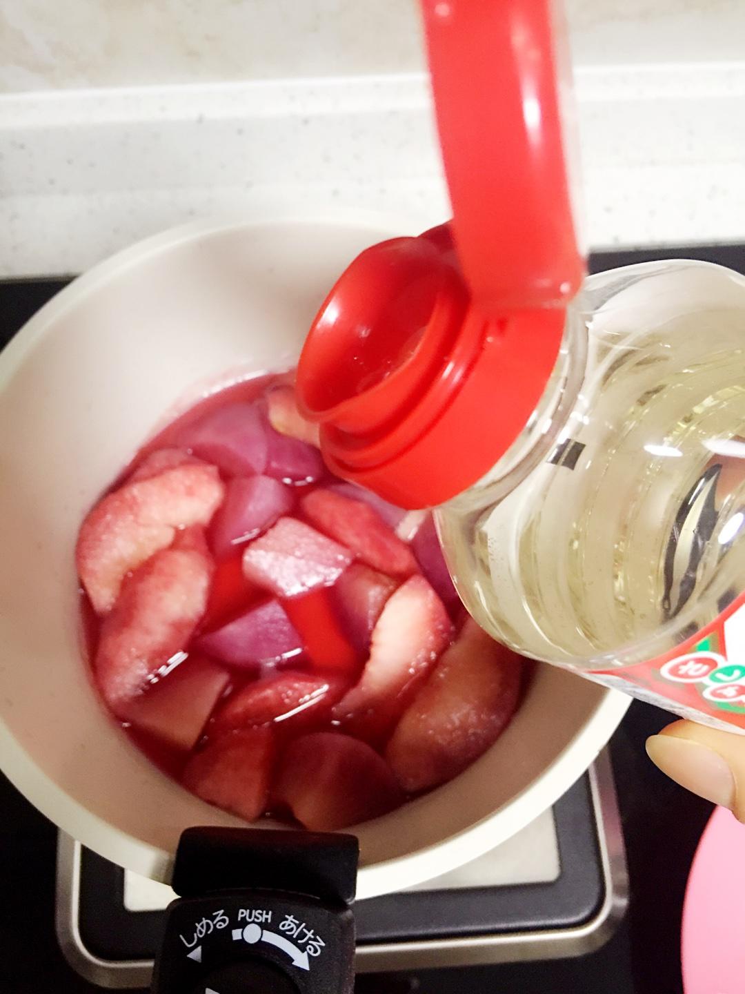 ´͈ ᵕ `͈ ♡°◌̊少女情懷的特製味淋蜜桃子與夏日桃子果凍的做法 步骤7