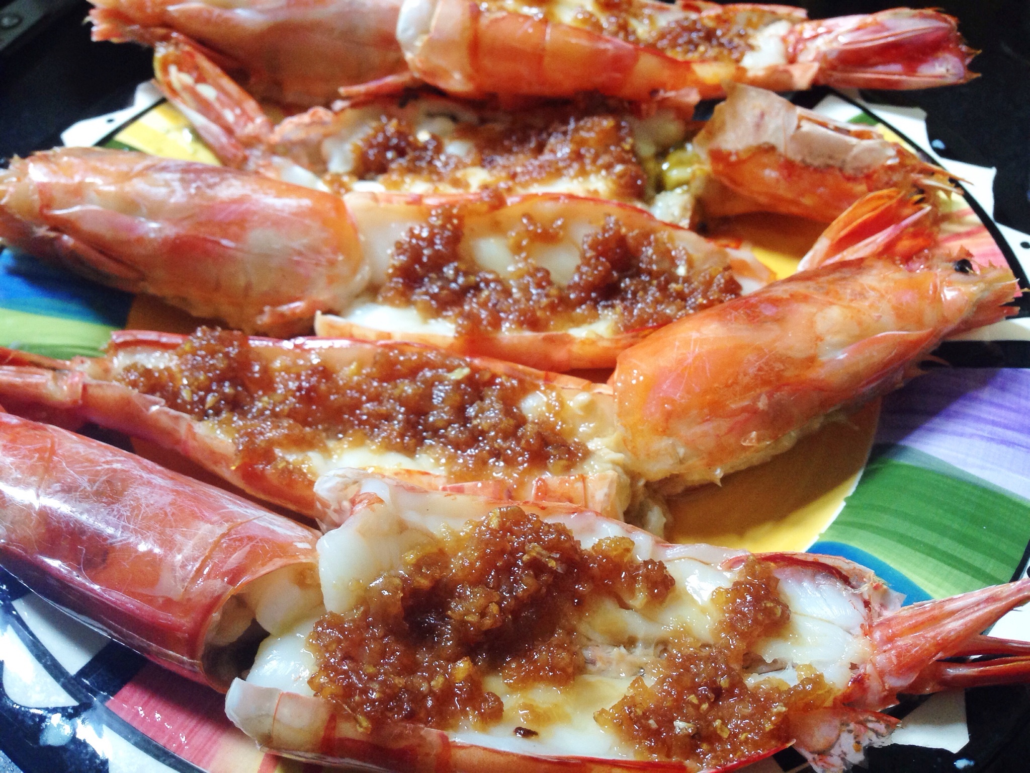 蒜蓉烤阿根廷紅蝦的做法 步骤3