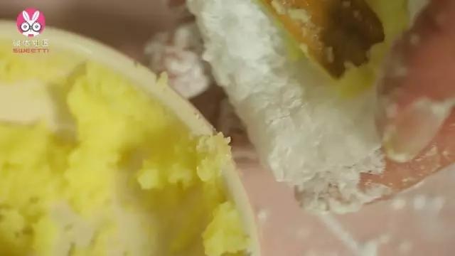 【微體兔菜譜】奶黃西米餃丨晶瑩剔透下的一抹黃色的做法 步骤6