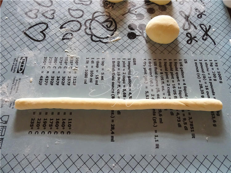 乳酪號角麪包（自制模具）的做法 步骤6