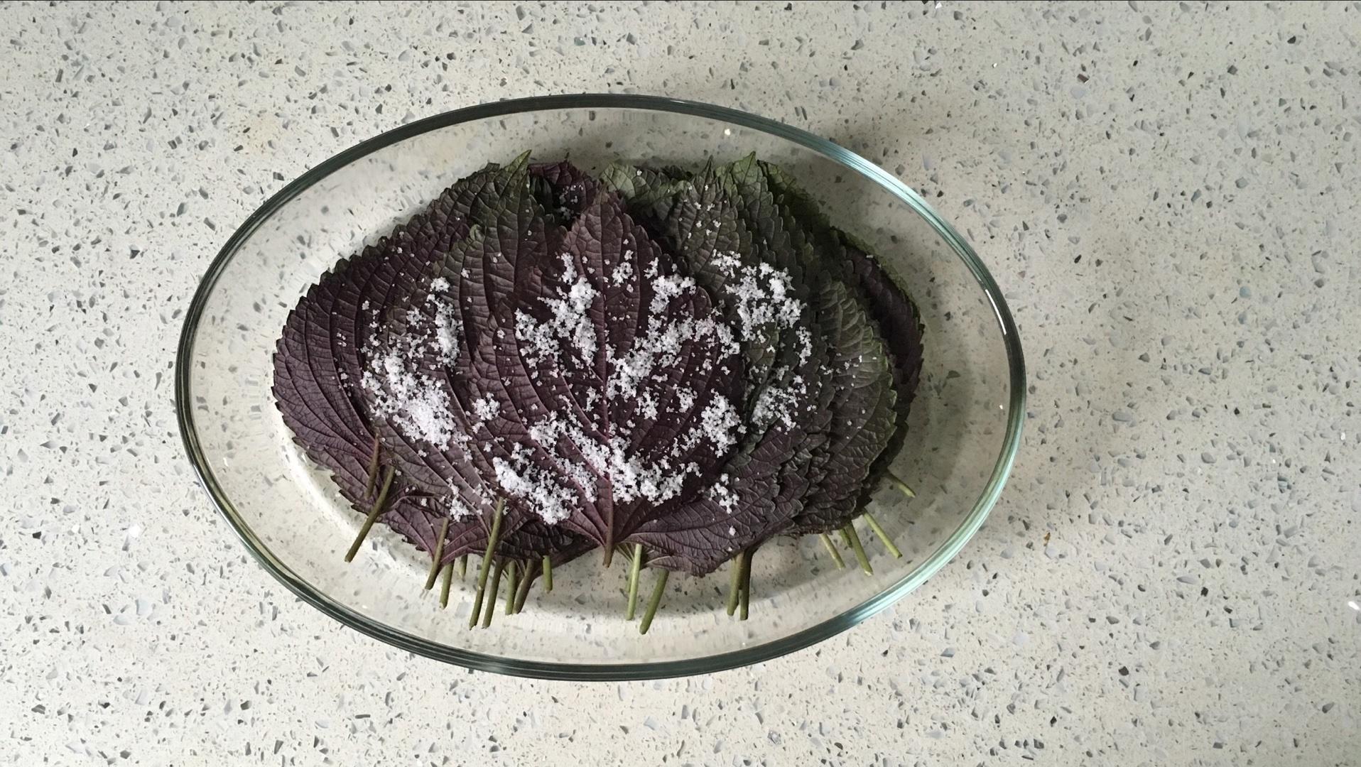 紫蘇飯糰的做法 步骤1
